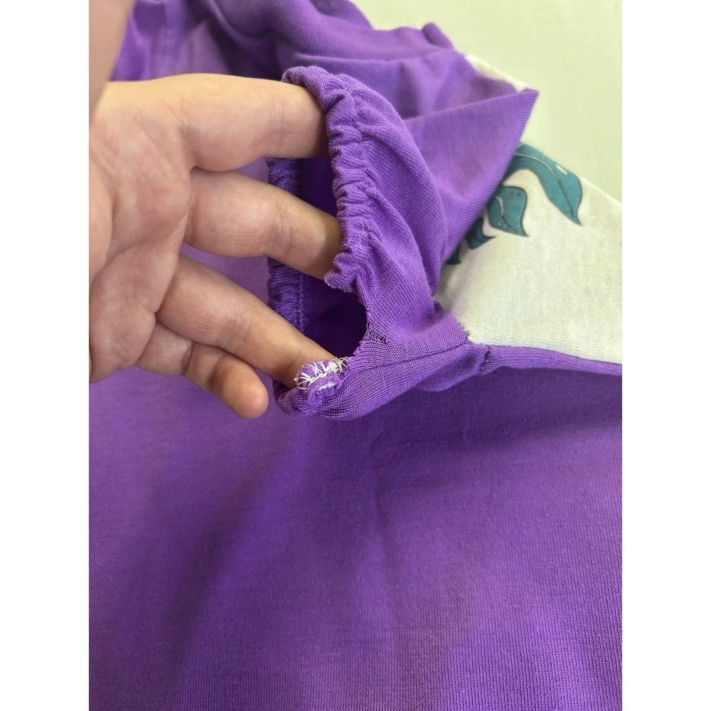 Vintage 1994 Disney The Lion King Simba Nightgown Kids Size 6 Purple USA